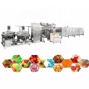 Led Touch Panel Servo Gestuurde Vitamine Candy Soft Gummy Making Machine Automatisch