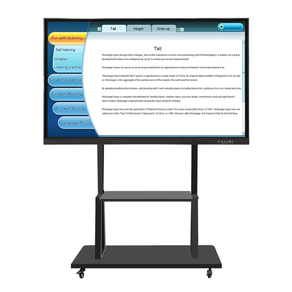 85 इंच सस्ते कीमतों टीवी कक्षा स्मार्ट इंटरैक्टिव बोर्ड नीति अध्ययन-सीएच स्क्रीन सभी में एक पोर्टेबल डिजिटल व्हाइटबोर्ड इंटरैक्टिव