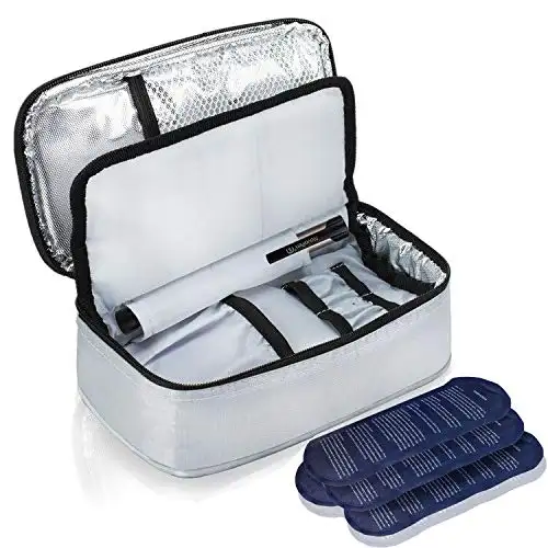 Waterproof diabetic organizer insulin travel cooler case Insulin Bag Pens Glucose Meter Insulin Travel Case