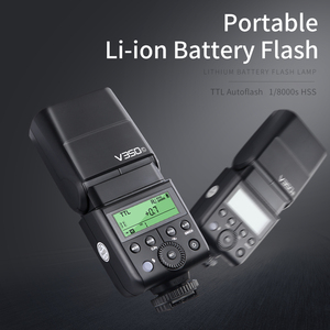Godox V350 máy ảnh <span class=keywords><strong>Flash</strong></span> TTL HSS Speedlite <span class=keywords><strong>Flash</strong></span> với built-in pin lithium cho Canon Nikon <span class=keywords><strong>Sony</strong></span> Fuji Olympus máy ảnh - Product Image 4