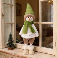 Décoration de Noël populaire nordique : Poupée Bonhomme de Neige pour la Maison, l'Entreprise et le Marché – Couleurs et Styles Personnalisés, Figurines de Noël OEM