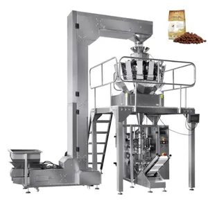New Automatic Premade Pouch Pet Food Packing Machine With 14 Heads Weigher And Gearbox For Dog, Cat And Animal Feeds Food