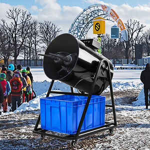 Machine à <span class=keywords><strong>neige</strong></span> verticale à jet électrique manuelle en gros avec deux buses pour les fêtes, les mariages, l'utilisation en extérieur et Noël - Product Image 5