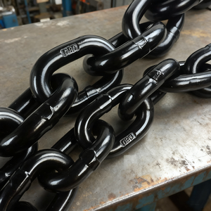 Chaîne de levage spéciale pour machines de chantier extérieures, résistante au vent, anti-corrosion, accessoires G80, chaîne de palan calibrée - Product Image 5