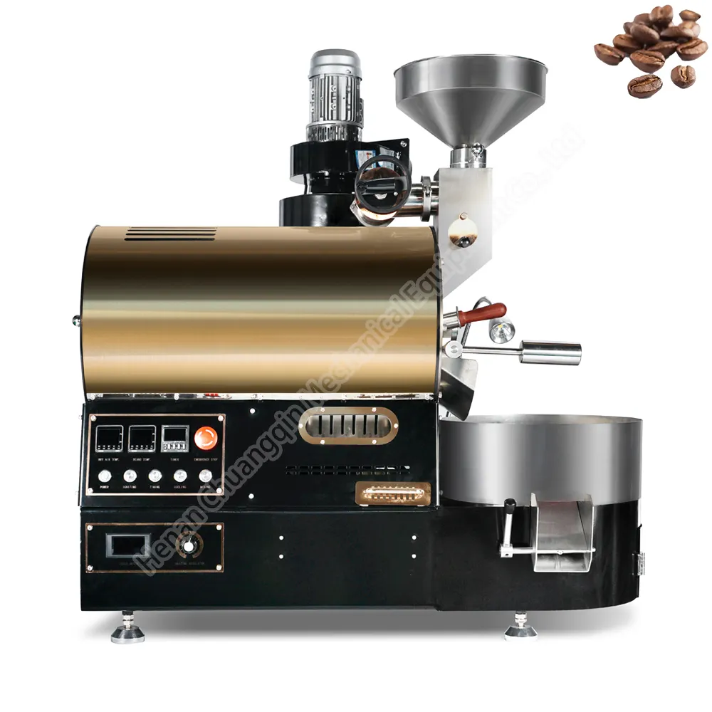 Toper 2kg petite machine domestique contrôle de la température torréfacteur de café électrique commercial