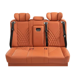 Sièges de voiture modifiés en cuir aéronautique multifonctionnels personnalisés OEM, avec conversion en lit inclinable – Vente chaude - Product Image 1
