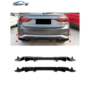 AMP-Z <span class=keywords><strong>Q3</strong></span> Diffusore Posteriore in Plastica, Kit Carrozzeria per <span class=keywords><strong>Audi</strong></span> <span class=keywords><strong>Q3</strong></span> F3 Sportback 2019+, <span class=keywords><strong>Accessori</strong></span> Auto - Product Image 1