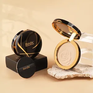 2023 nuova vendita calda bake setting powder high quick facial make up long lasting new HD compact powder cosmetic