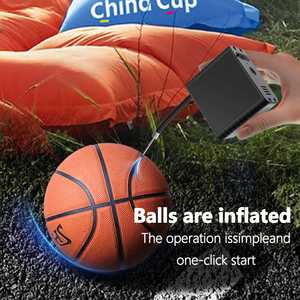 Electric Mini Air Pump Black Portable Fast Inflate for Basketball Tire Single Cylinder <b>Inflatable</b> Pump - Product Image 1