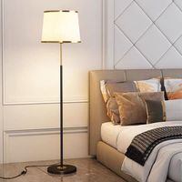 Europe du nord canapé chambre lampes japonaises support en marbre loupe debout Led moderne long bras lampadaire