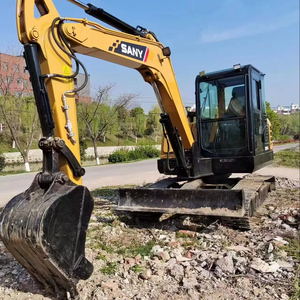 Excavadora de orugas SANY SY60 usada peso operativo de 6 toneladas con componente de motor central - Product Image 1