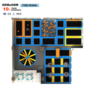 Parque de Atracciones Infantil Combinado con Piscina de Pelotas, Trampolín y Zona de Escalada para Deportes en Interiores - Product Image 4