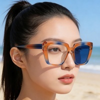 Nouvelles Lunettes de Soleil Unisexe Style Européen et Américain, Verres Photochromiques UV400 Anti-UV et Anti-Lumière Bleue, Tendance pour l'Extérieur et le Street Style