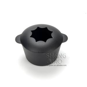 Herramienta para queso Revestimiento de esmalte negro mate <span class=keywords><strong>Olla</strong></span> para <span class=keywords><strong>fondue</strong></span> de queso de <span class=keywords><strong>hierro</strong></span> fundido - Product Image 4
