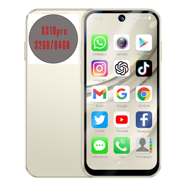 Free Shipping Dual SIM 4G Smart Phone XS19pro 3.88 Inch Android 12 Quad Core Android 12 Android Cell Phone