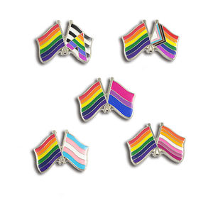 Venta al por mayor Logotipo de diseño suave solapa esmalte amor corazón bandera Lgbtq orgullo accesorios broche Arco Iris insignia personalizado Gay <span class=keywords><strong>Lgbt</strong></span> orgullo Pin - Product Image 3