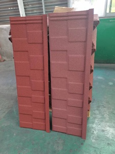 अपार्टमेंट रंगीन शिंगल निर्माण सामग्री के लिए पत्थर लेपित छत टाइल निर्माण सामग्री स्टील धातु फ्लैट छत शीट पत्थर लेपित छत टाइल - Product Image 4