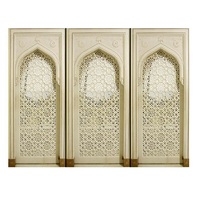Cadres 3D modernes pour mariage marocain, cadres en fibre de verre pour mariage musulman Rajwada, tailles et couleurs personnalisables, panneaux de scène Bollywood