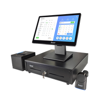 Petit ensemble complet de caisse enregistreuse POS avec lecteur de carte de crédit MSR, machine de paiement portable pour vérificateur de prix