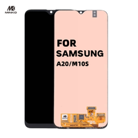 Module d'écran LCD Super AMOLED d'origine pour Samsung pour téléphone mobile Galaxy A20/M10S Écrans LCD Cadre