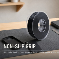Filament d'imprimante 3D en TPU mat 1,75 mm 85A, matériau souple et flexible pour accessoires de cosplay, modèles de présentation, pièces personnalisées et prototypes