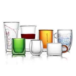 Taza de vidrio de doble pared, taza de <span class=keywords><strong>caf</strong></span>é de borosilicato resistente al calor, taza de té, cristalería aislada soplada a mano para oficina en casa, <span class=keywords><strong>Caf</strong></span>é - Product Image 6