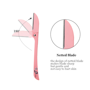 <span class=keywords><strong>Rasoir</strong></span> à sourcils miniature pliable portable pour débutants, lame de rasage pour le visage et le corps, <span class=keywords><strong>rasoir</strong></span> à dermaplaning - Product Image 5