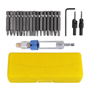 20 ชิ้น/เซ็ตคู่ใช้ความเร็วสูงเหล็กหัวจม Bit ชุดหัวเปลี่ยน Muilti-ฟังก์ชั่นไขควงหัวชุดเครื่องมือช่าง - Product Image 2