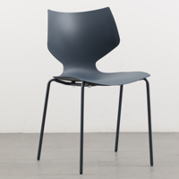 Vente en gros de meubles d'usine, chaises de salle à manger modernes pour café, réunions d'invités, conférences, conférences, chaises nordiques en métal sans accoudoirs