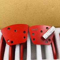 Outils de diamant rouge carré de vente chaude d'usine pour le polissage et le meulage de plancher