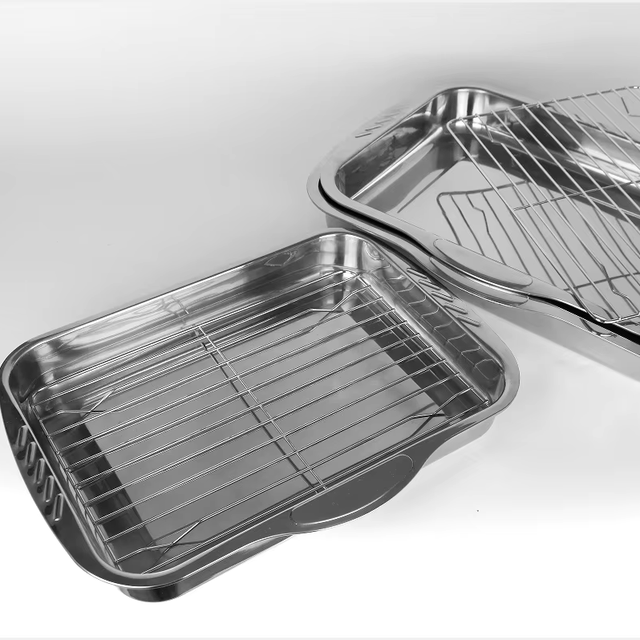 Stainless Steel Rectangular Roasting Pan