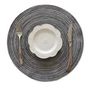 Sets de table ronds en PP de style nordique, couleur unie, isolants thermiques, pour usage domestique, lavables en machine - Product Image 6