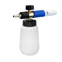 Bouteille transparente nettoyeur haute pression lavage de voiture mousse pistolet neige lance mousse canon