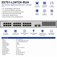 Switch administrado MultiGE PoE+ CloudEngine S5751-L8P2PN2HX-RUA L24T2J-RUA L24P2J-RUA L24T2X-RUA L24P2X-RUA L24P2PN2X-RUA