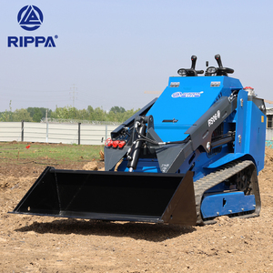 Rippa China Factory <span class=keywords><strong>Loader</strong></span> Hersteller Neuer Mini-Kompakt lader 1 Tonne 1,2 Tonnen Kompakt lader mit 4-in-1-Schaufel - Product Image 2