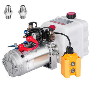 Unidad de Potencia Hidráulica de 3 Cuartos con Depósito de Plástico, Bomba de Doble Acción de 12V CC de Alto Rendimiento para Elevación de Coches y Remolques Volcadores - Product Image 1
