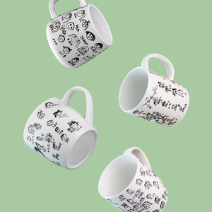 Taza de Cerámica Personalizada para Jardín de Niños, 301-400 ml, con Retrato de Dibujos Animados, Regalo Personal para el Día del Niño - Product Image 5