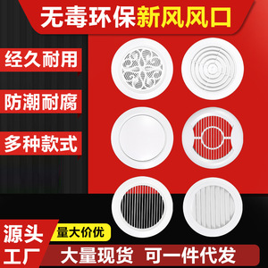 ช่องระบายอากาศ ABS ช่องลมเข้าแบบปรับได้ ระบบระบายอากาศภายในอาคารแบบปรับระดับได้ ช่องระบายอากาศแบบครอส บอร์เดอร์ - Product Image 1