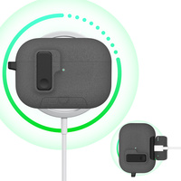 Coque Antichoc avec Verrou et Fonction Support à Ouverture Facile pour Écouteurs AirPods Pro 3 2 et AirPods 4