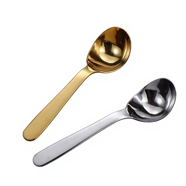 Stainless Steel Ice Cream Scoop Spoon Coffee Dessert Spoon Snowball Scoop Kitchen Gadget