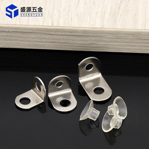Shengyuan Shelf Supports Stainless Steel L7 Brackets With Glass Suction Cups For Furniture Cabinets Wardrobe Shelves - Product Image 2