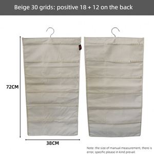 Best Quality 6-Layer Over the Wall Fabric <b>Storage</b> <b>Box</b> Durable Non-Woven Hanging <b>Shelves</b> Side Mesh Pockets for Wardrobe Space - Product Image 6