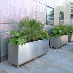 Fioriera/Vaso da Esterno Grande Personalizzabile in Acciaio Inossidabile con <span class=keywords><strong>Prodotti</strong></span> <span class=keywords><strong>per</strong></span> <span class=keywords><strong>Giardino</strong></span> Domestico - Product Image 4