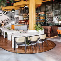 Comptoir haut de gamme, design d'intérieur moderne personnalisé, vente de meubles, décoration personnalisée, bar à café pour boutique, comptoir d'exposition pour