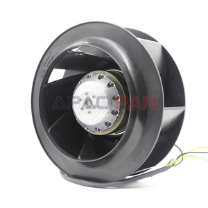 พัดลมอุตสาหกรรมแบบแรงเหวี่ยง R2D225-AV02-15 ขนาด 225 มม. 400VAC 2550 รอบต่อนาที 820CFM 230 วัตต์ แบบใบพัดภายนอก สำหรับงาน HVAC - Product Image 1