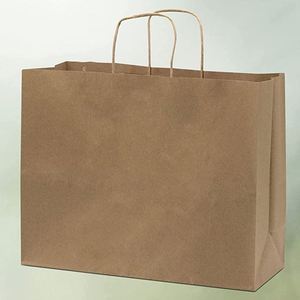 Bolsas de Papel Kraft Grandes para Regalos con Asas al por Mayor para Boutiques, Pequeños Negocios, Tiendas Minoristas, Bolsas de Papel para Mercancía - Product Image 2