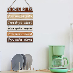 Décoration <span class=keywords><strong>murale</strong></span> personnalisée <span class=keywords><strong>Tenture</strong></span> <span class=keywords><strong>murale</strong></span> style européen Décoration <span class=keywords><strong>murale</strong></span> Panneau en bois Cuisine Salle de bain Décoration intérieure Panneau en bois Règle - Product Image 3