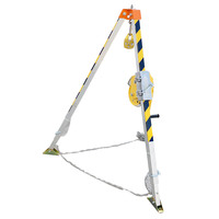 Trépied de sauvetage haute performance TRIPOD EVO offrant une capacité de charge de 500 kg et une portabilité compacte pour les espaces confinés et