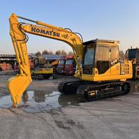 Excavatrice Komatsu PC110-7 de 11 tonnes, haute performance, pour travaux de terrassement, d'origine japonaise, avec moteur SAA4D95LE-3 de 69 kW
