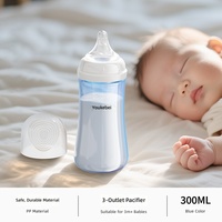 Productos para Bebés con Logotipo Personalizado al por Mayor, Biberones de PP con Tetina, Ecológicos, Libres de BPA, Anti Cólicos, Juego de Biberones para Recién Nacidos
